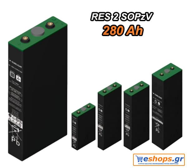 res sopzV 280AH μπαταρίες 2v