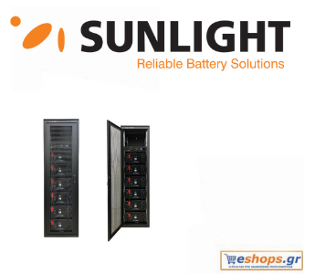 Sunlight LiON ESS 20.48 in 32U cabinet - Μπαταρία λιθίου-για φωτοβολταϊκά και ανεμογεννήτριες