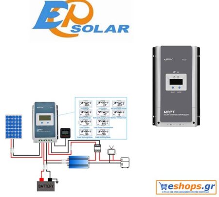 Epsolar Tracer 8415AN MPPT 48V 80A Ρυθμιστής Φόρτισης